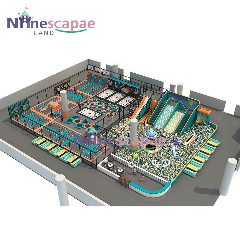Commercial Trampoline Equipment in China- designed by Ninescapeland