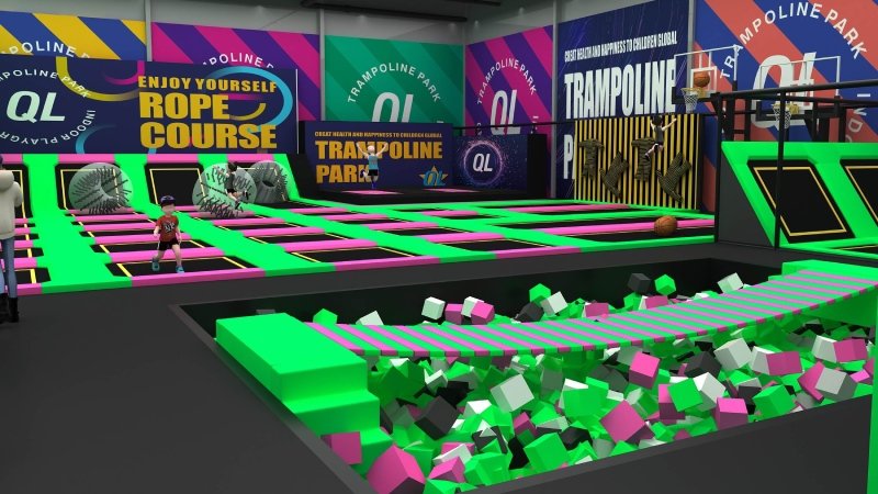Step-by-Step: Building Your Dream Trampoline Park From Scratch Ninja Warrior Trampoline Park