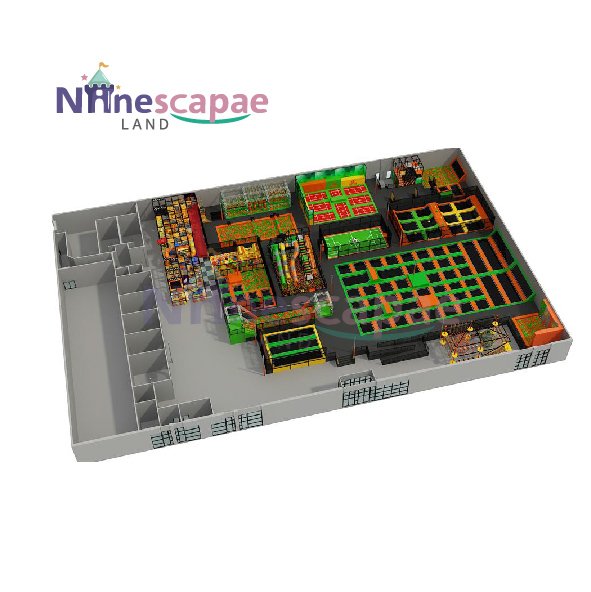 get the trampoline park equipment cost today