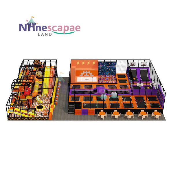 venta de parque de trampolines in China for Ninescapeland