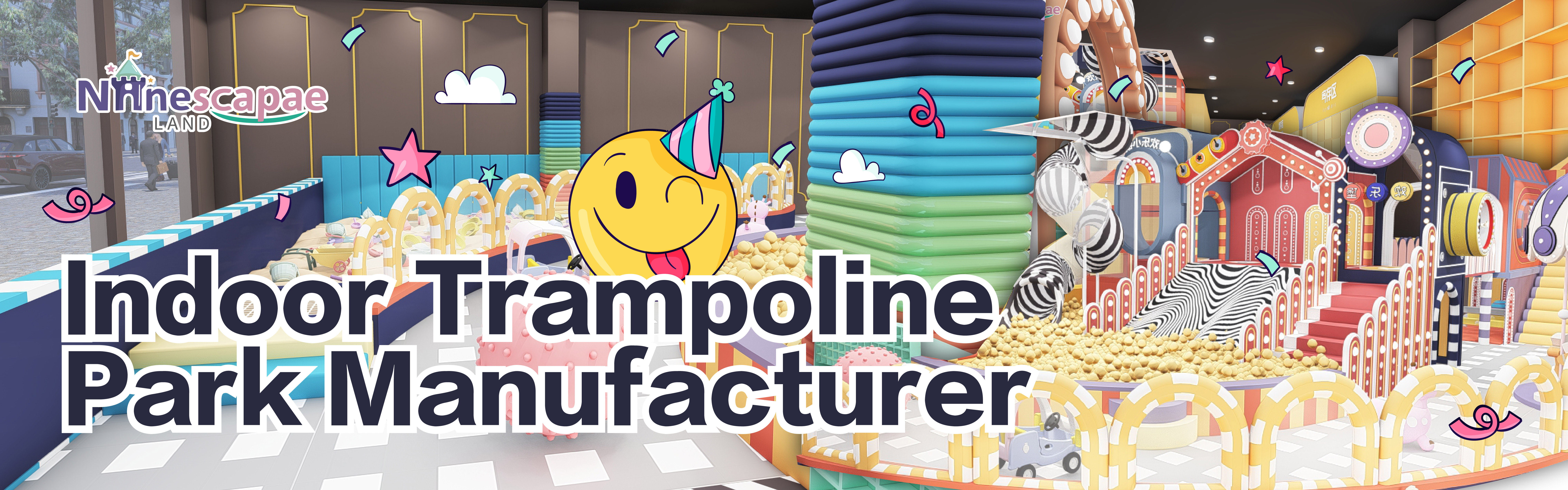 Ninescapeland indoor trampoline park manufacturer
