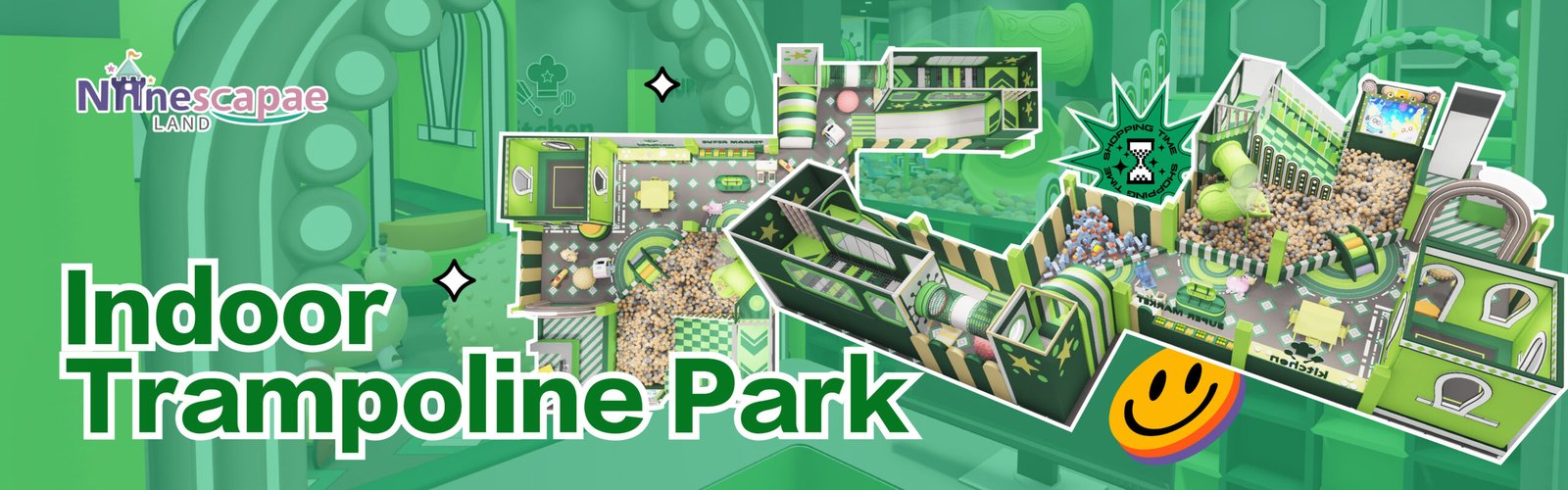 NinescapeLand Trampoline Park: Suitable for All Ages, Worry-Free from Design to Installation