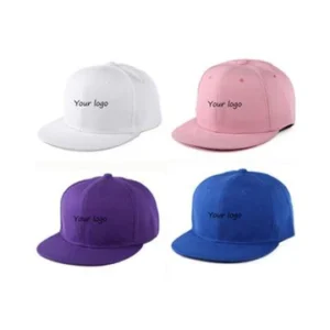 Hip hop Plain 100% cotton baseball cap