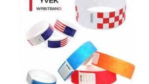 Paper Tyvek Wristband with logo printing