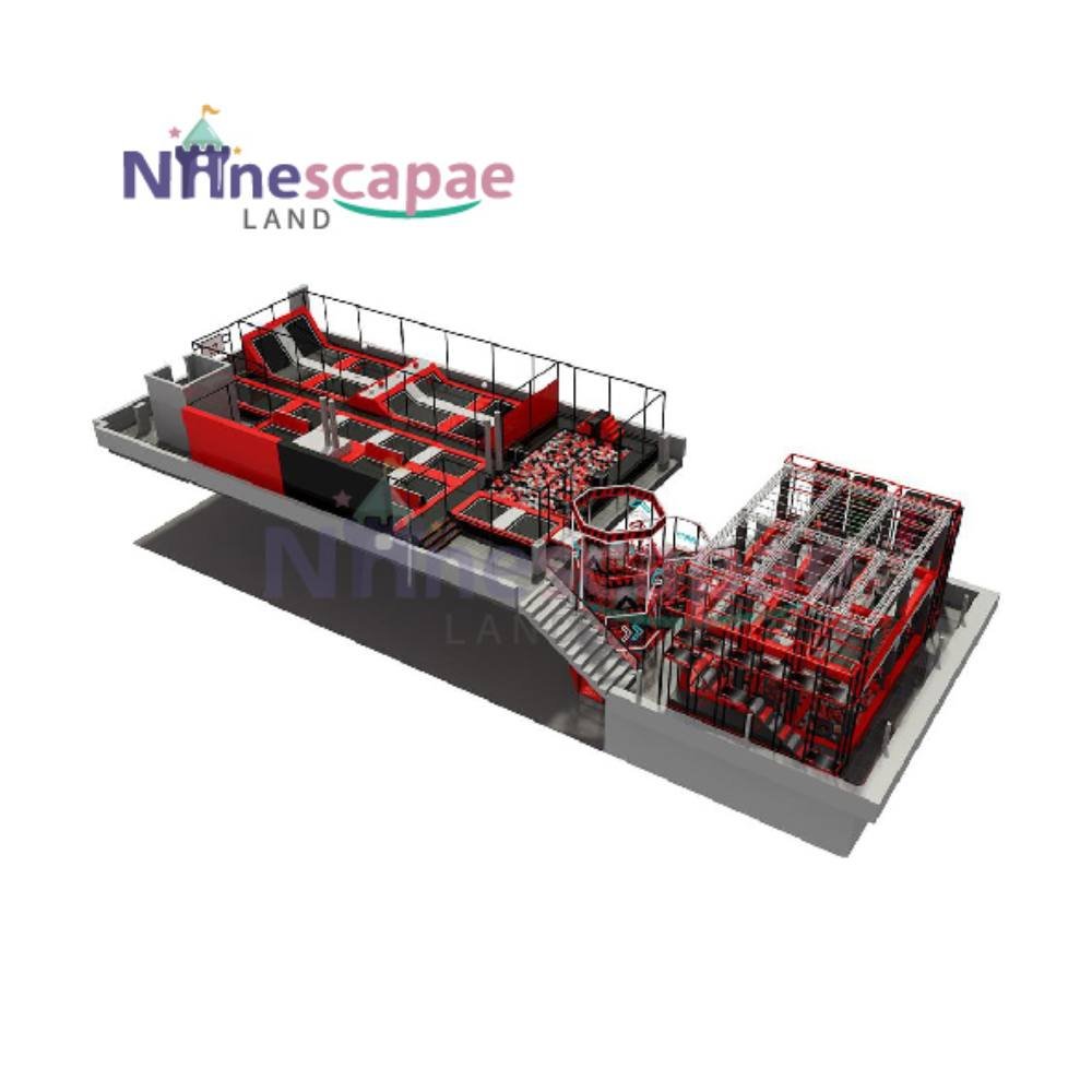 Trampoline Park Supplier Adventure Park For Commercial Play Directly