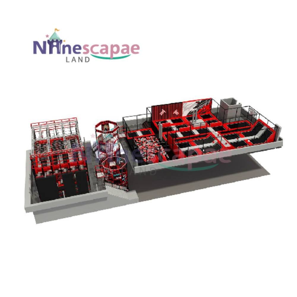 Innovative Playground Solutions for Small Indoor Spaces Trampoline Park Supplier Supply High Quality Kids Soft Play Childrens Play Equipment For Commercial Indoor Playground