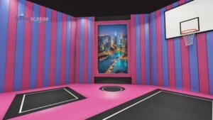 Instagrammable photo wall at trampoline park Instagrammable photo wall at trampoline park