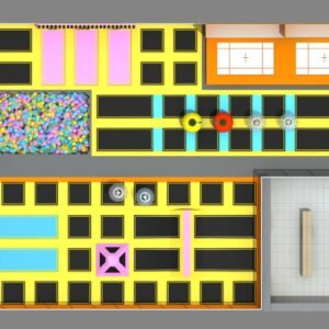 Ninescapeland Indoor Trampoline Park Play Set Ninescapeland