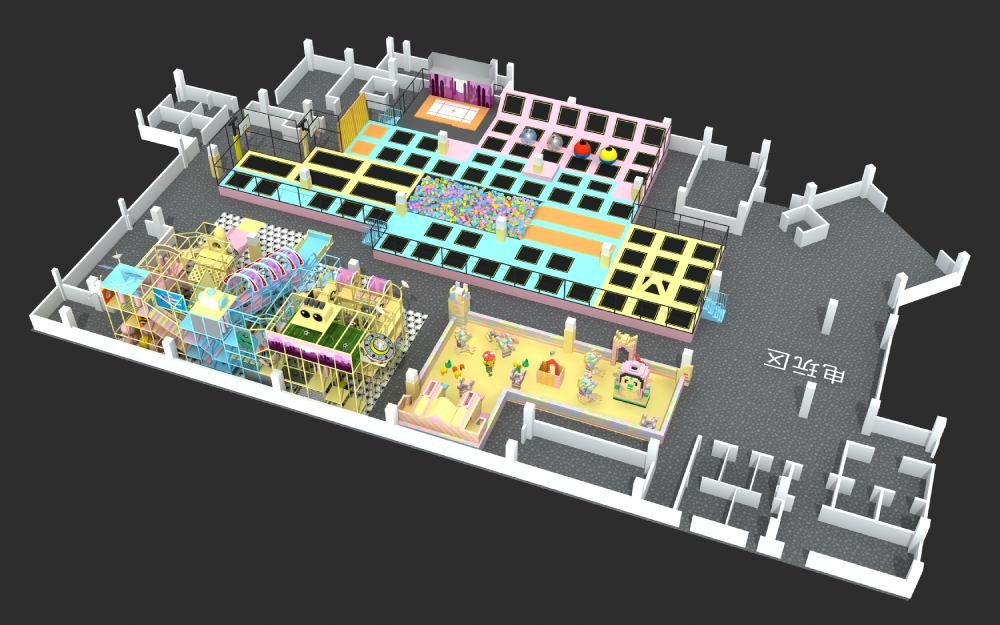 Indoor Trampoline Park For Children