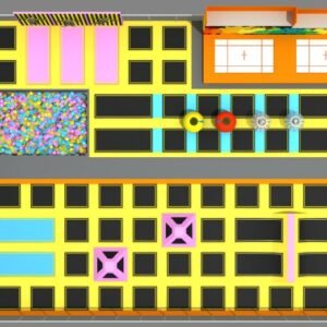 Ninescapeland Indoor Trampoline Park Play Set Ninescapeland