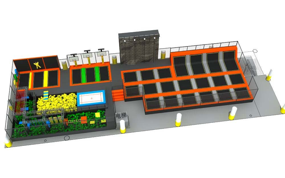 Indoor Trampoline Park Equipment In China