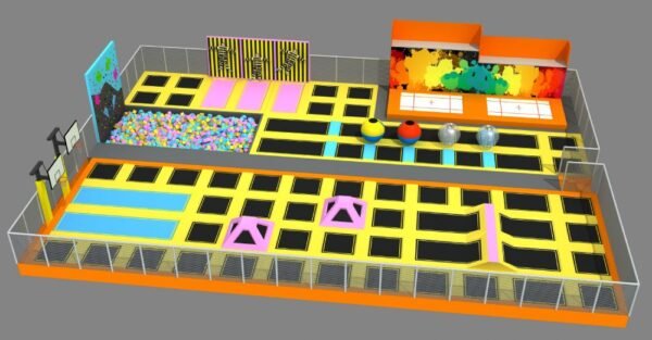 Ninescapeland Indoor Trampoline Park Play Set Ninescapeland