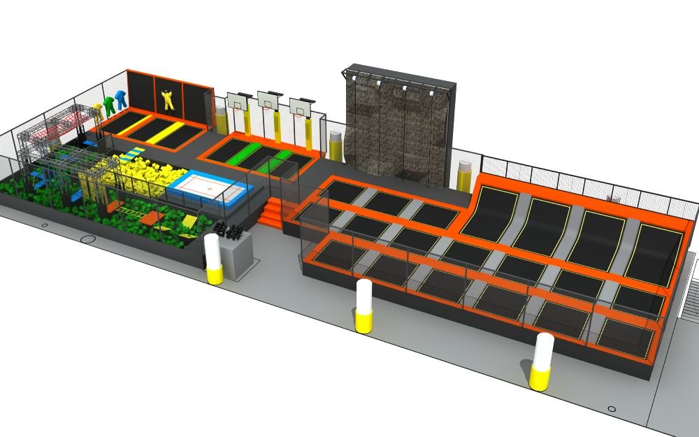 Indoor Trampoline Park Equipment In China