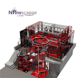 Top Supplier Commercial Level Family Entertainment Center Trampoline Park
